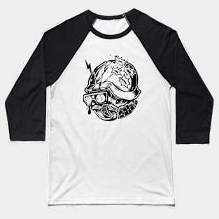 Dope soldier helmet inking illustration Baseball T-Shirt